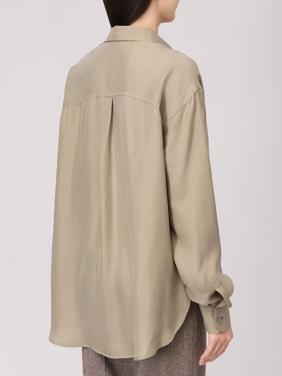 Рубашка шелковая