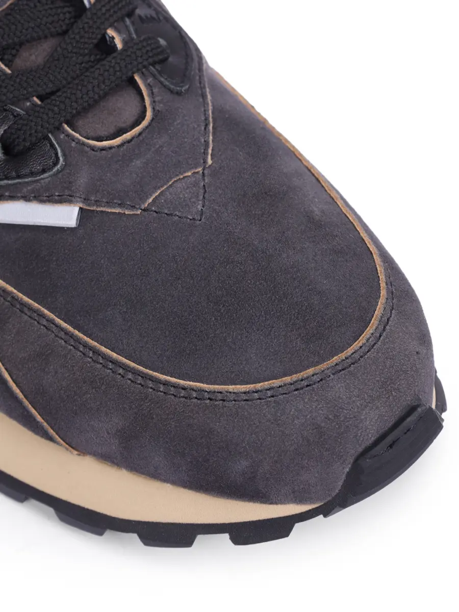 Кроссовки замшевые на меху