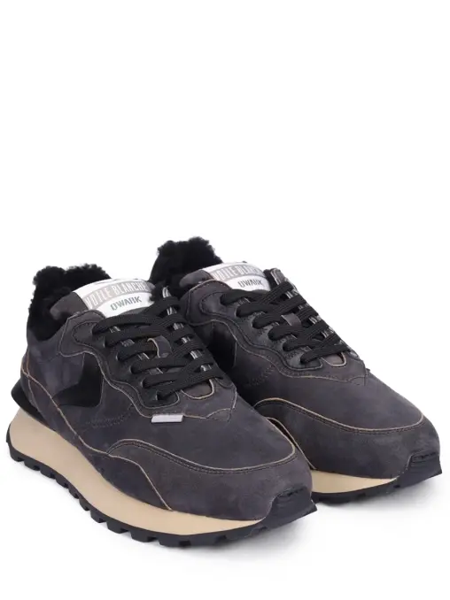 Кроссовки замшевые на меху VOILE BLANCHE