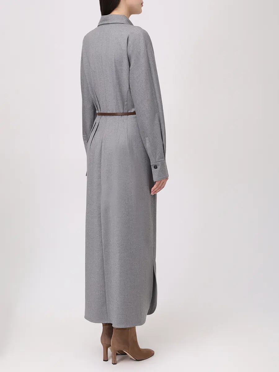 Платье из шерсти и вискозы