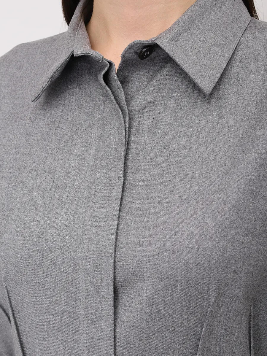 Платье из шерсти и вискозы