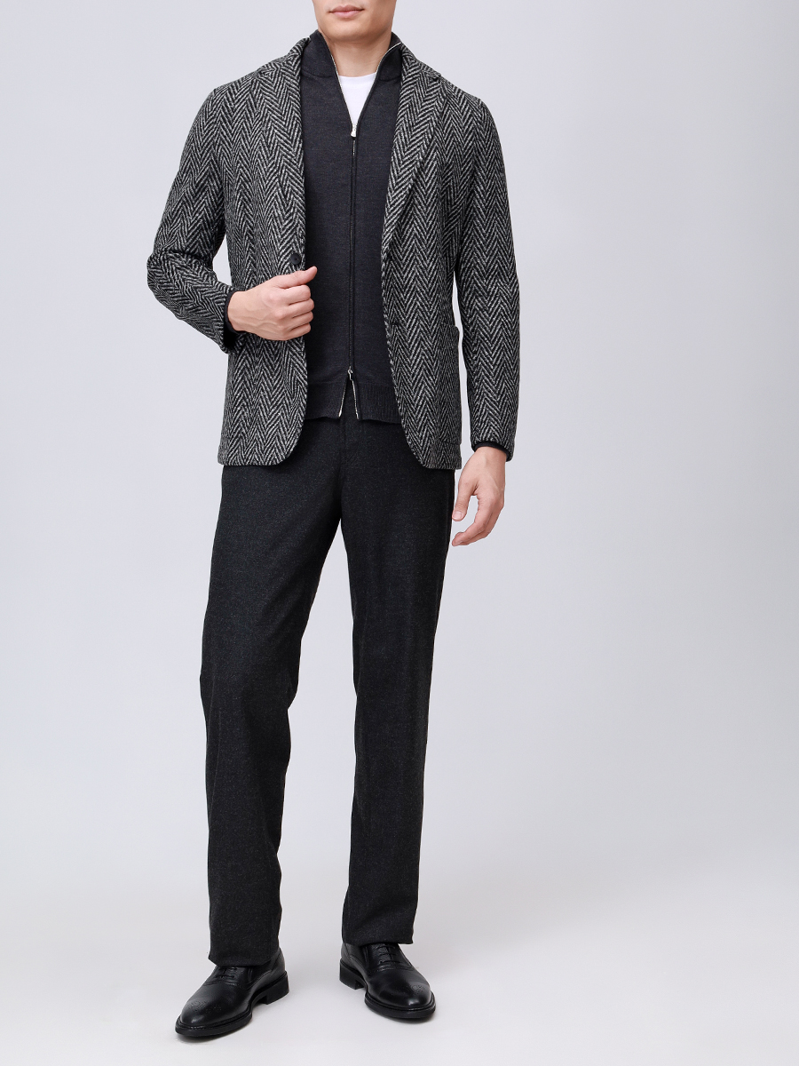 Брюки однотонные