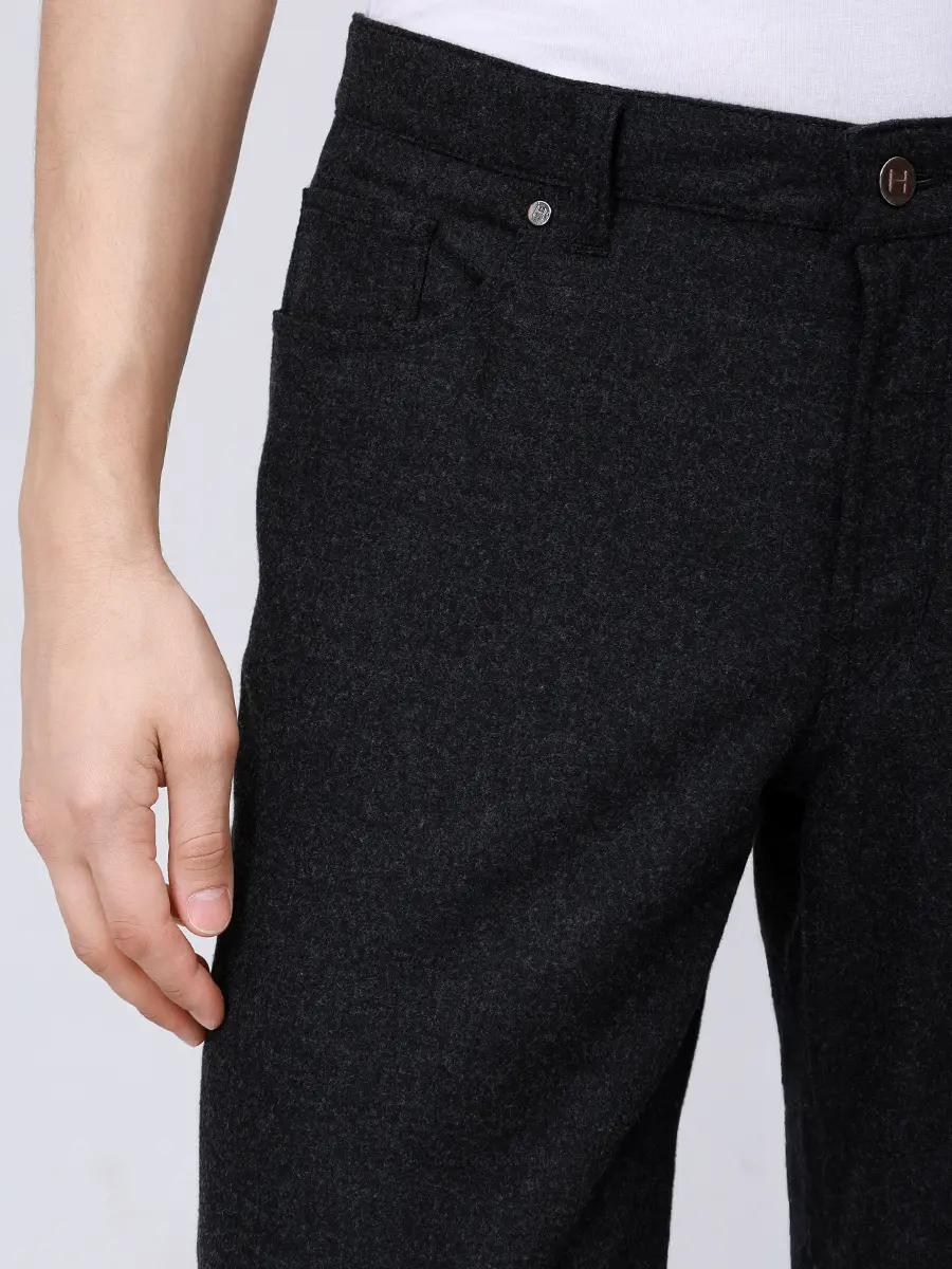 Брюки однотонные