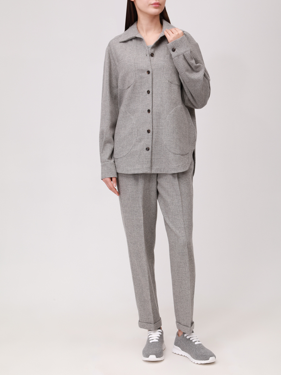 Брюки шерстяные