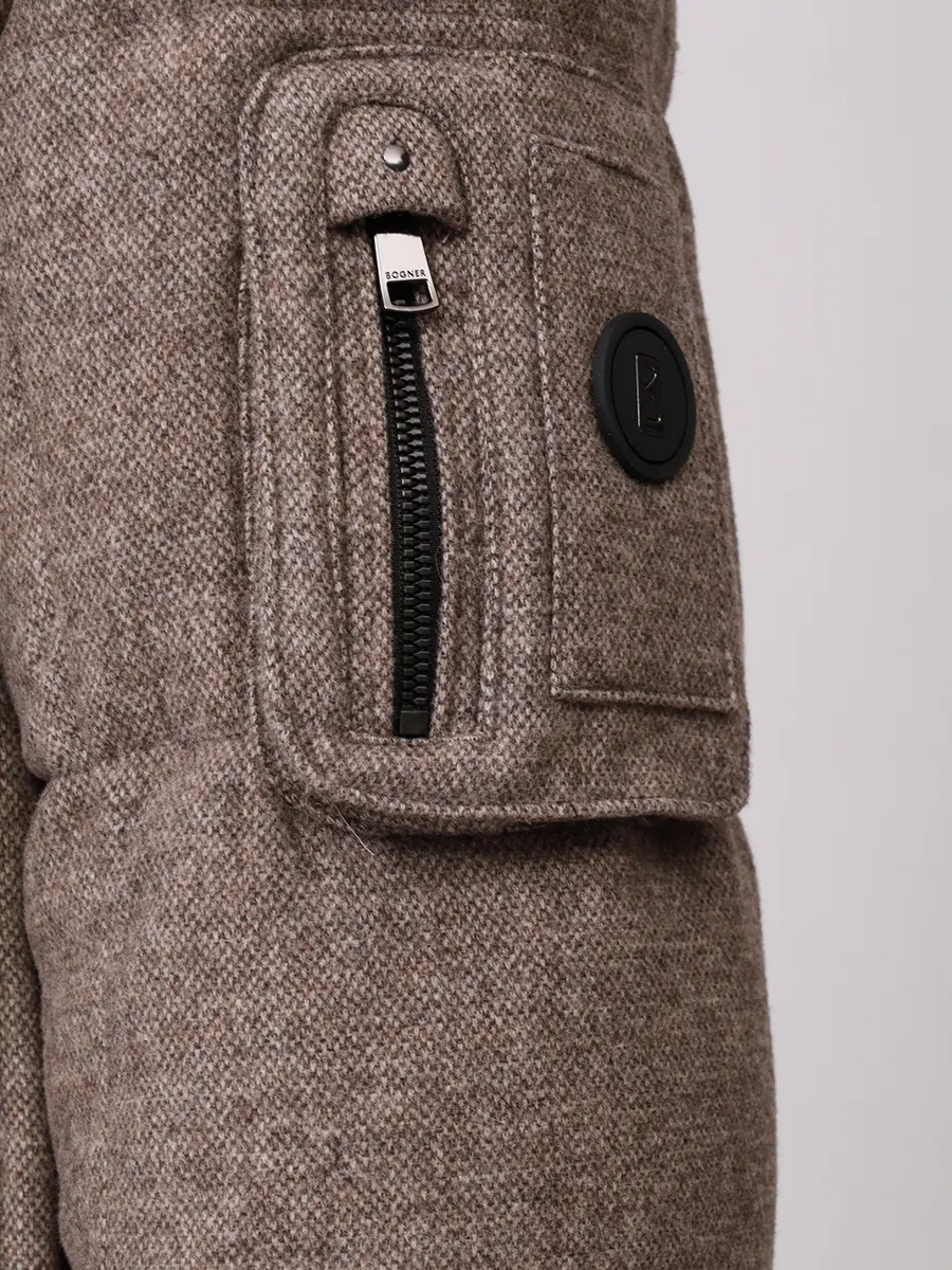 Пуховик стеганый