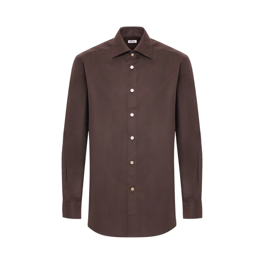 Рубашка Slim Fit из хлопка и лиоцелла