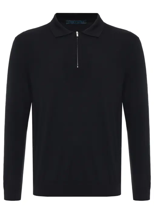 Поло шерстяное KITON