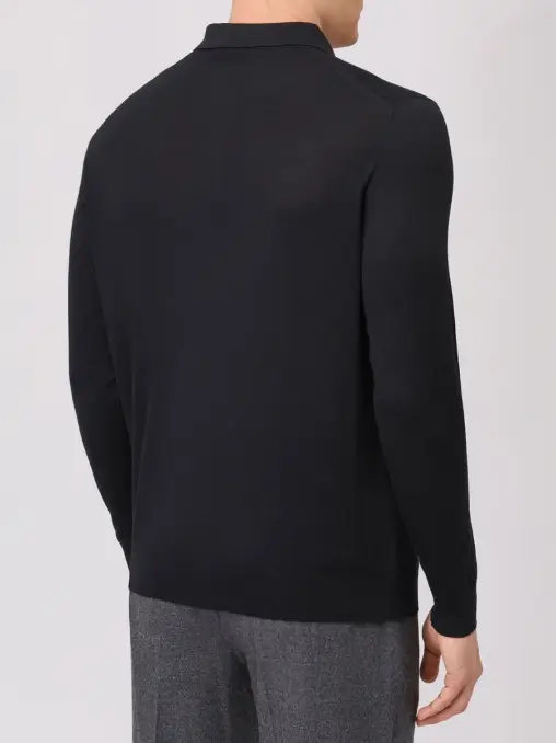 Поло шерстяное KITON