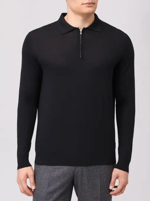 Поло шерстяное KITON