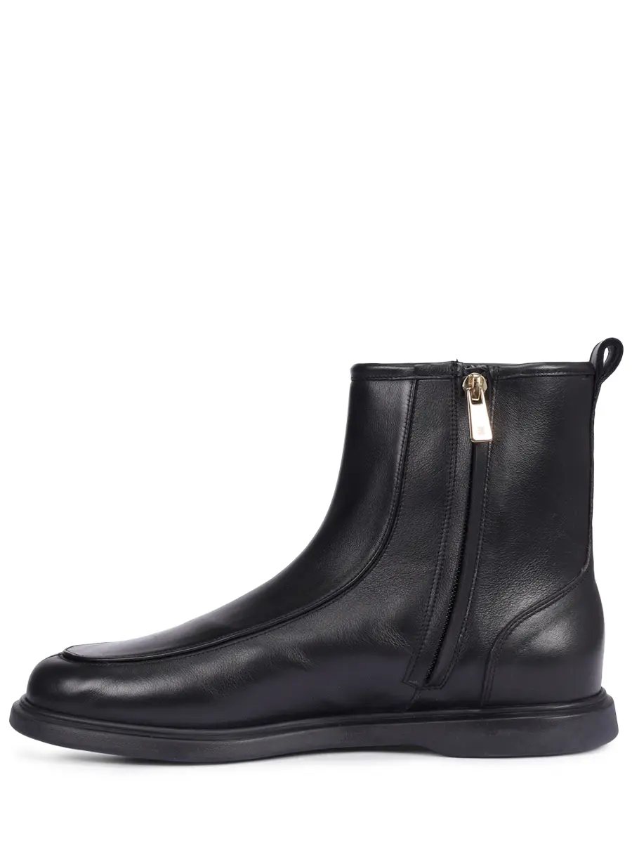 Ботинки кожаные на байке