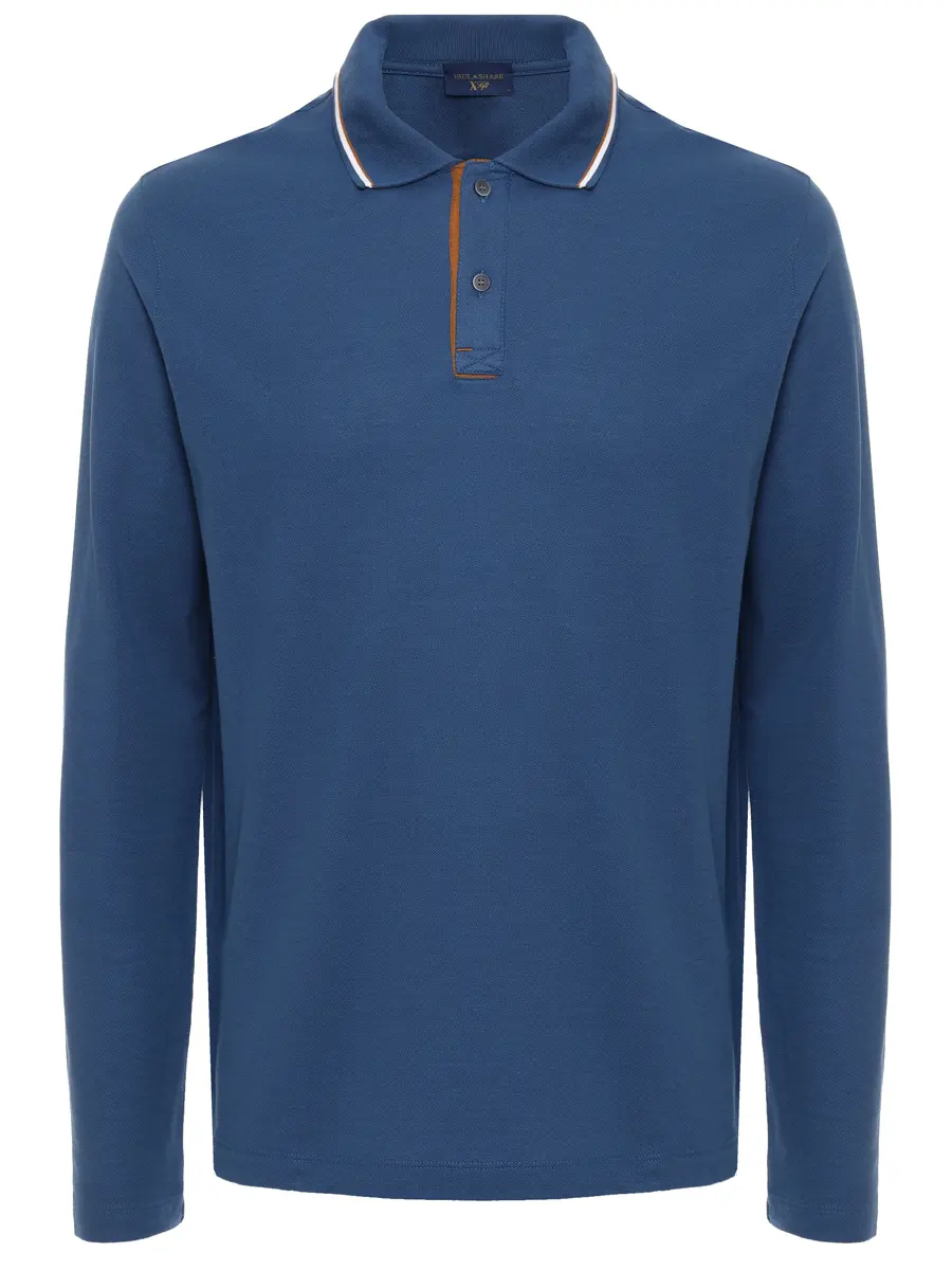 Поло из лиоцелла и хлопка