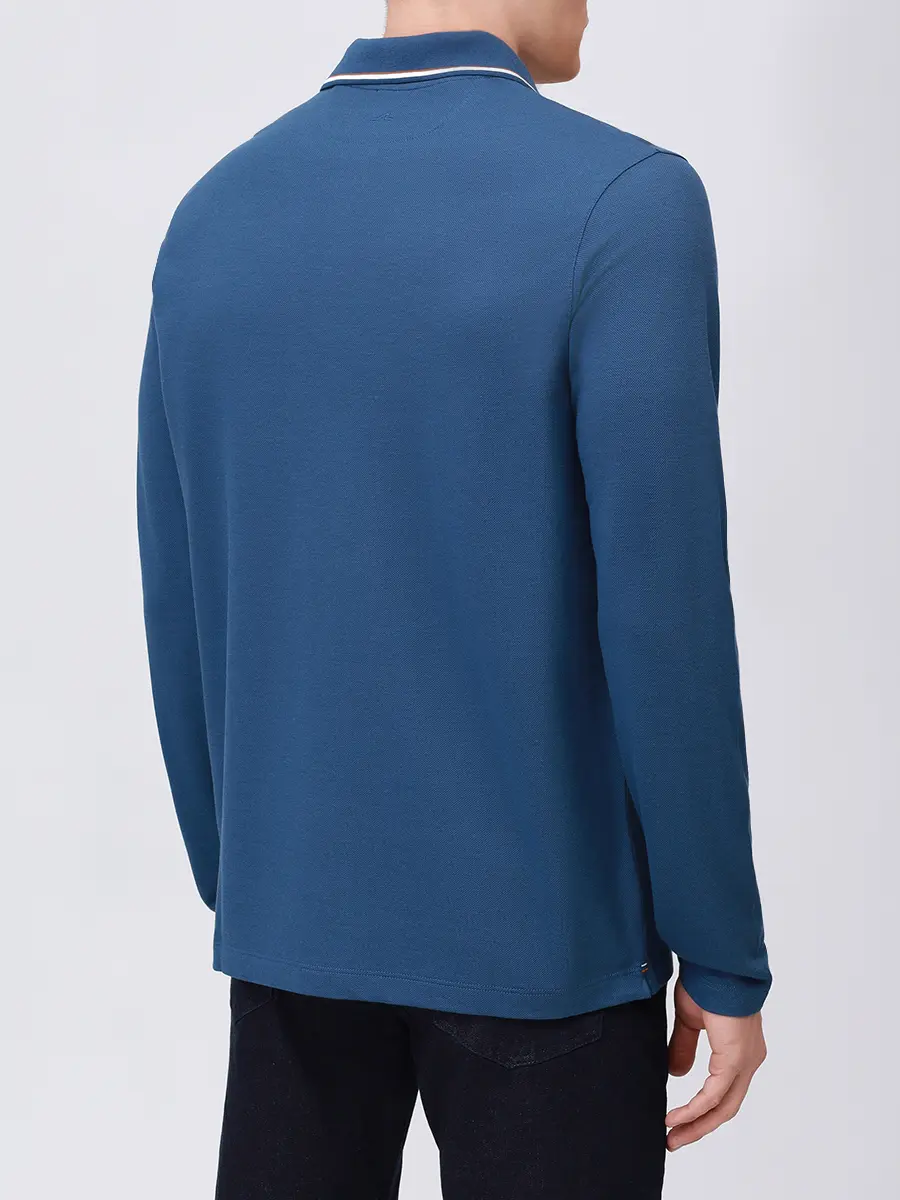 Поло из лиоцелла и хлопка