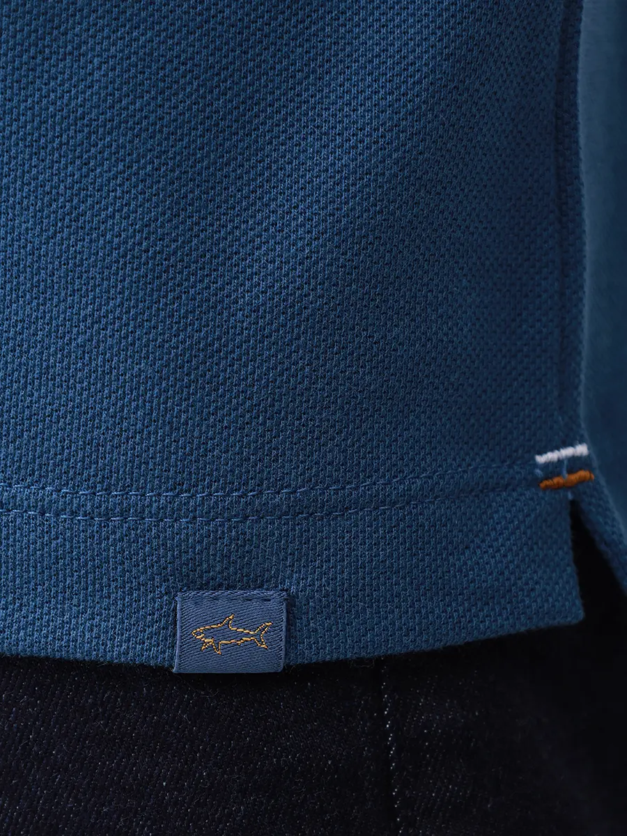 Поло из лиоцелла и хлопка