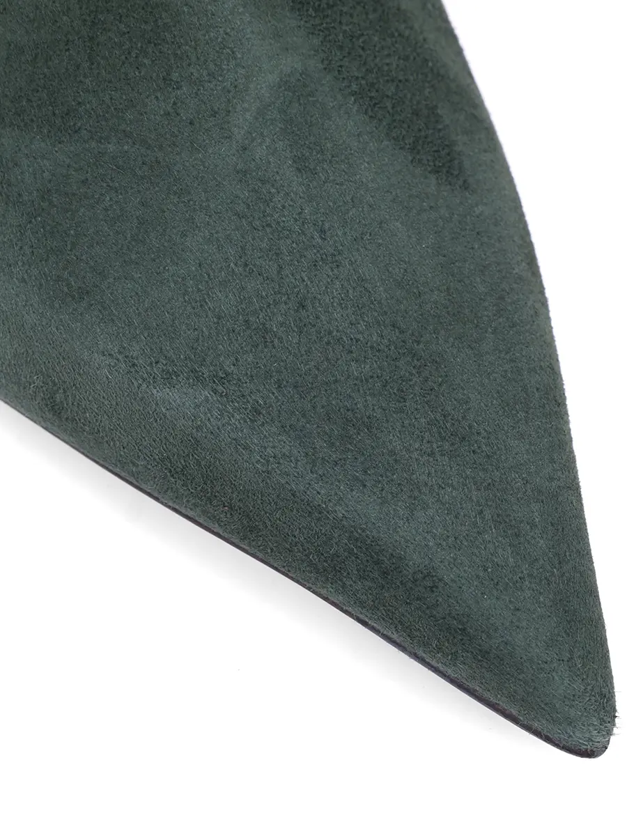 Сапоги замшевые