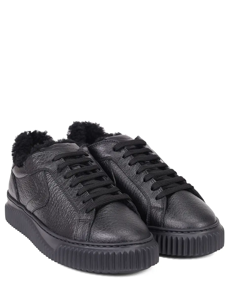 Кеды кожаные на меху Lipari