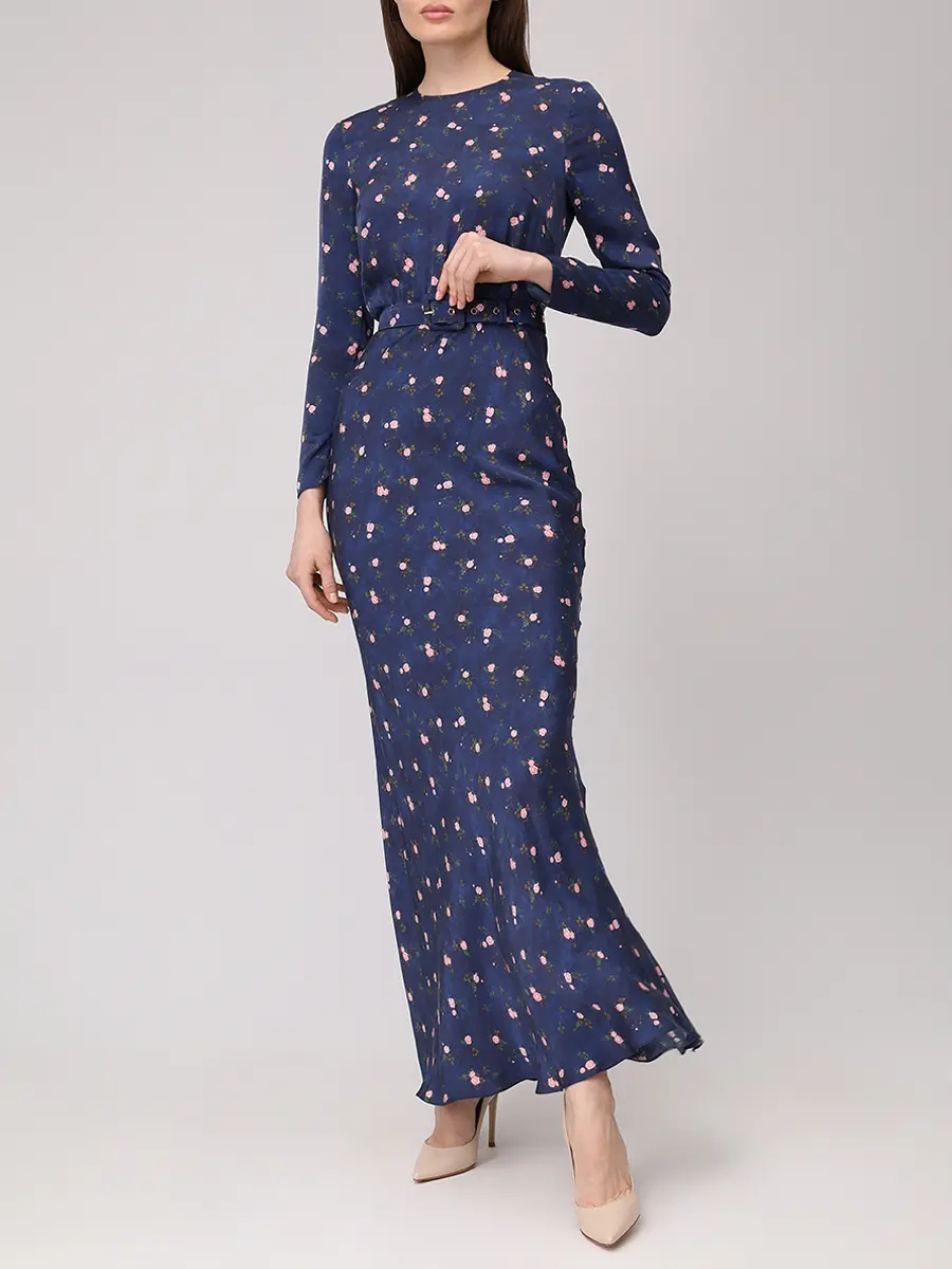 Платье шелковое