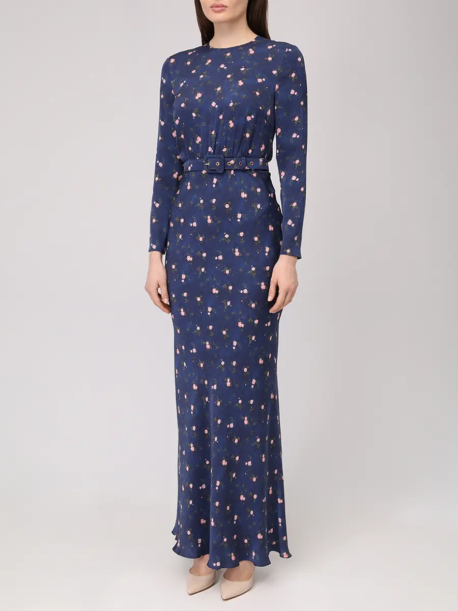 Платье шелковое