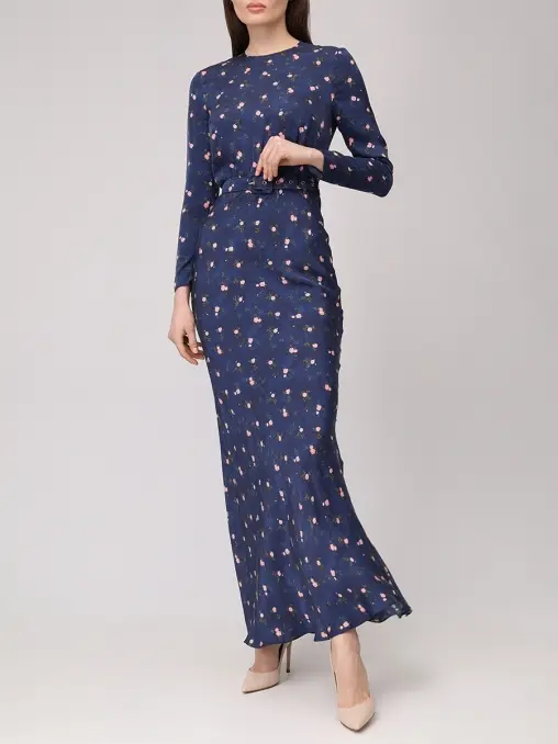 Платье шелковое OLOLOL