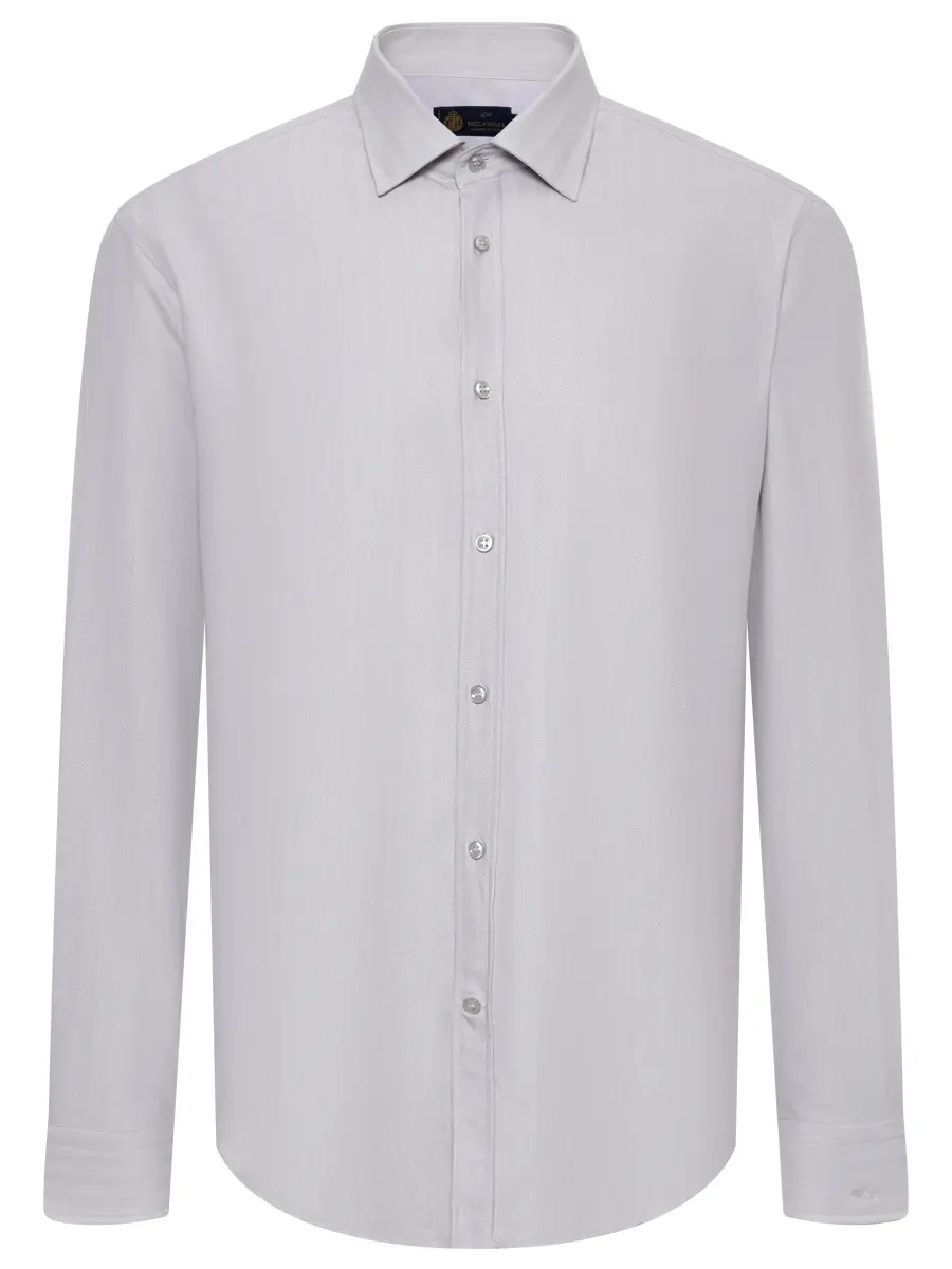 Рубашка из шелка и хлопка