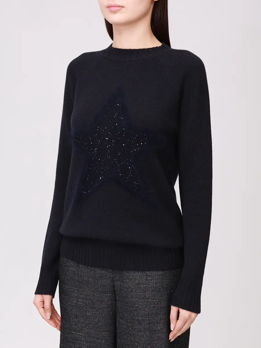 Джемпер из шерсти и ангоры