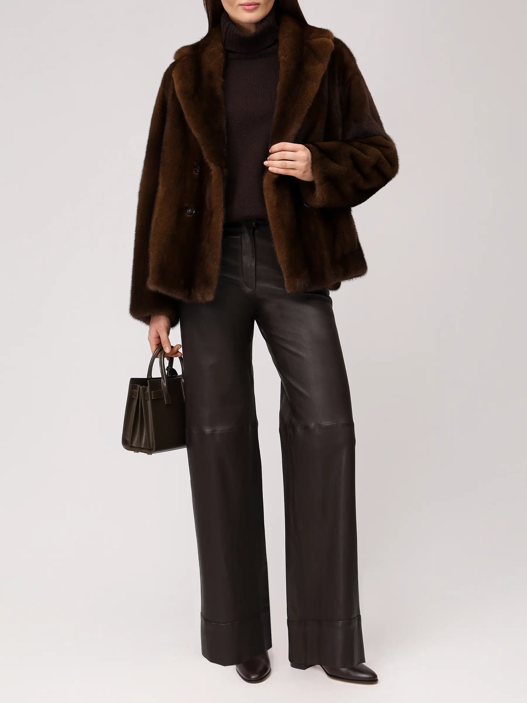 Полушубок норковый