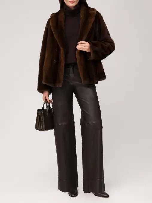 Полушубок норковый BLANCHA