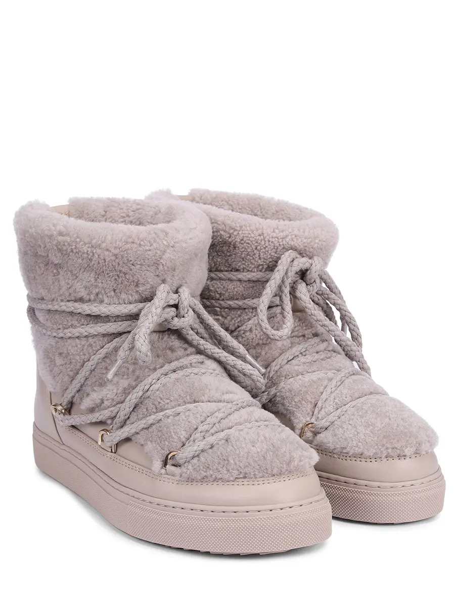 Ботинки комбинированные на меху