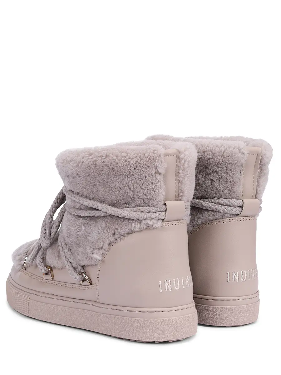 Ботинки комбинированные на меху