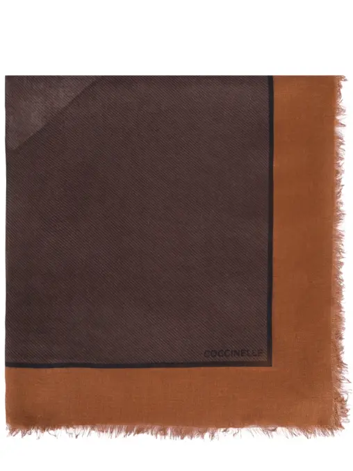 Платок из вискозы и шерсти COCCINELLE