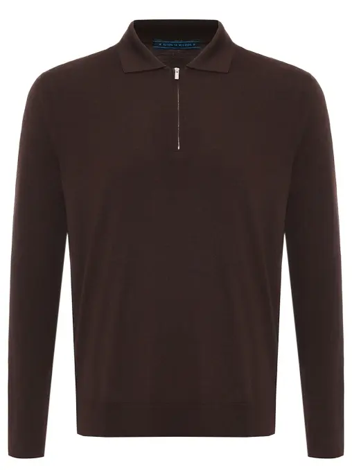 Поло шерстяное KITON