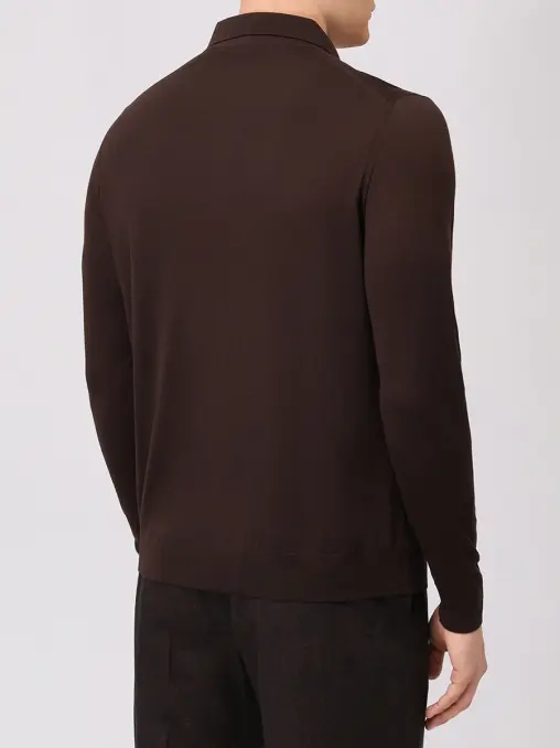 Поло шерстяное KITON