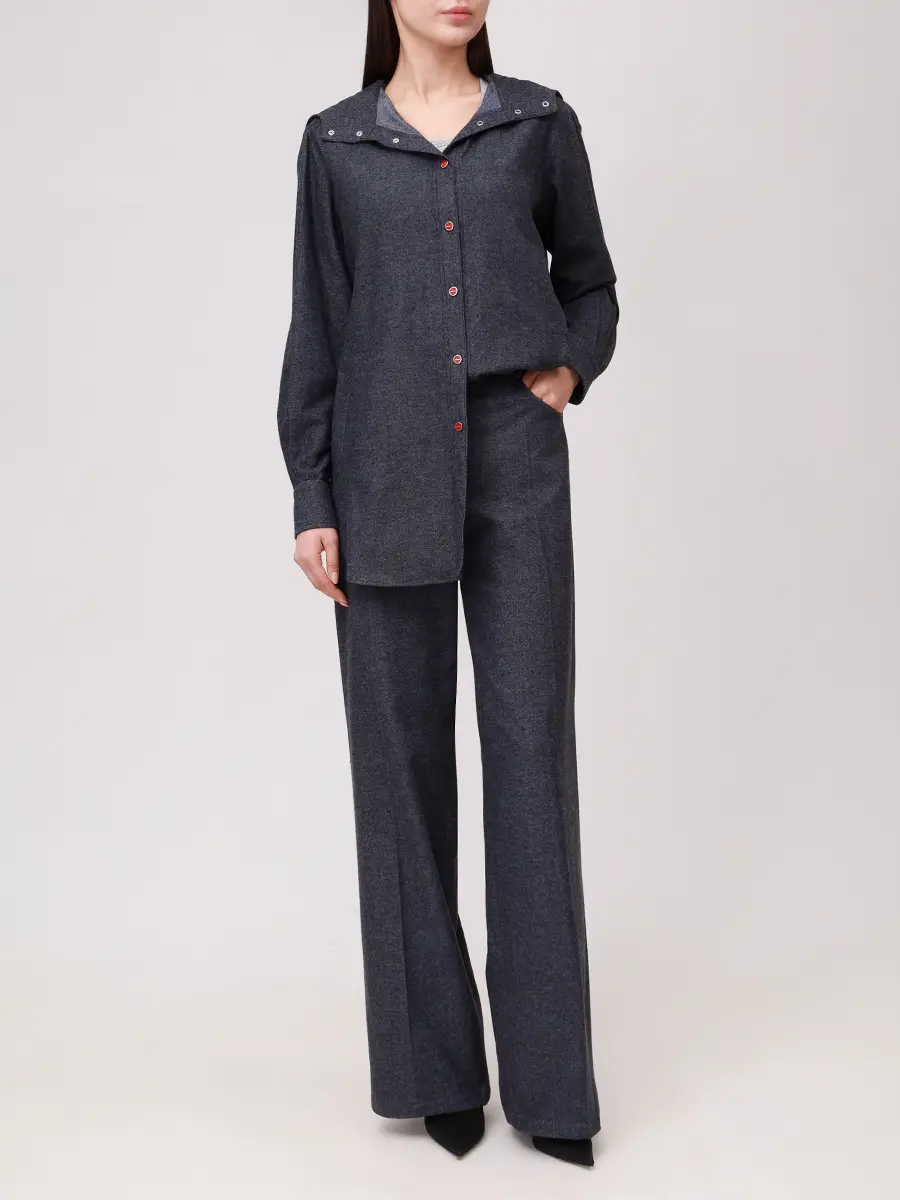 Рубашка из кашемира и хлопка