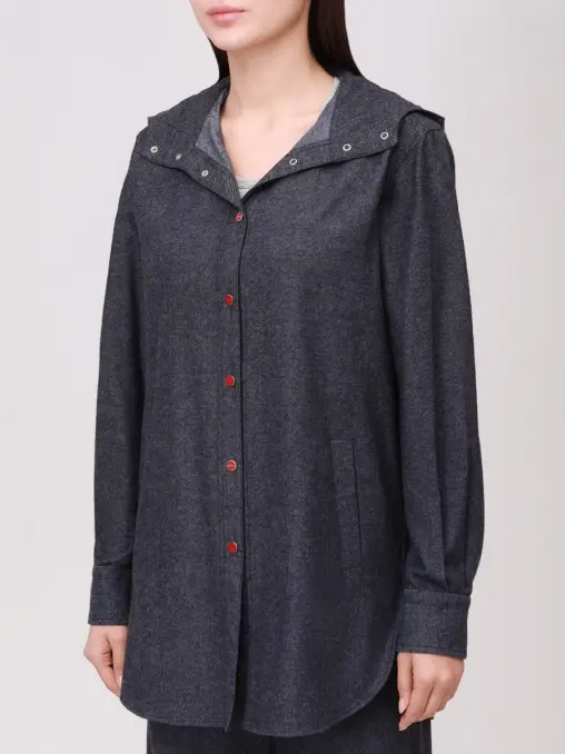 Рубашка из кашемира и хлопка KITON