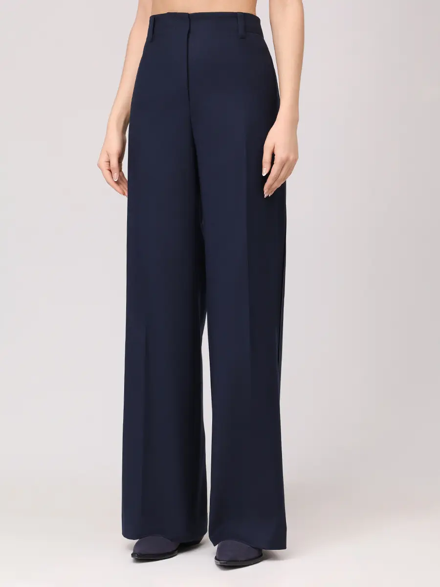 Брюки из шерсти и вискозы