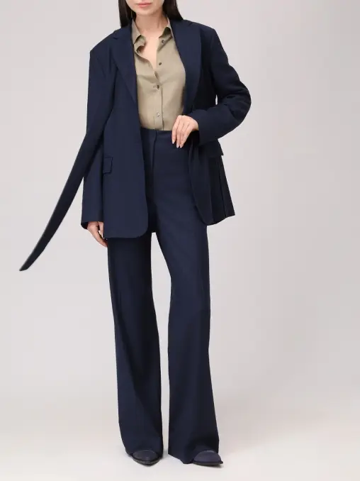 Брюки из шерсти и вискозы ANTONELLI FIRENZE