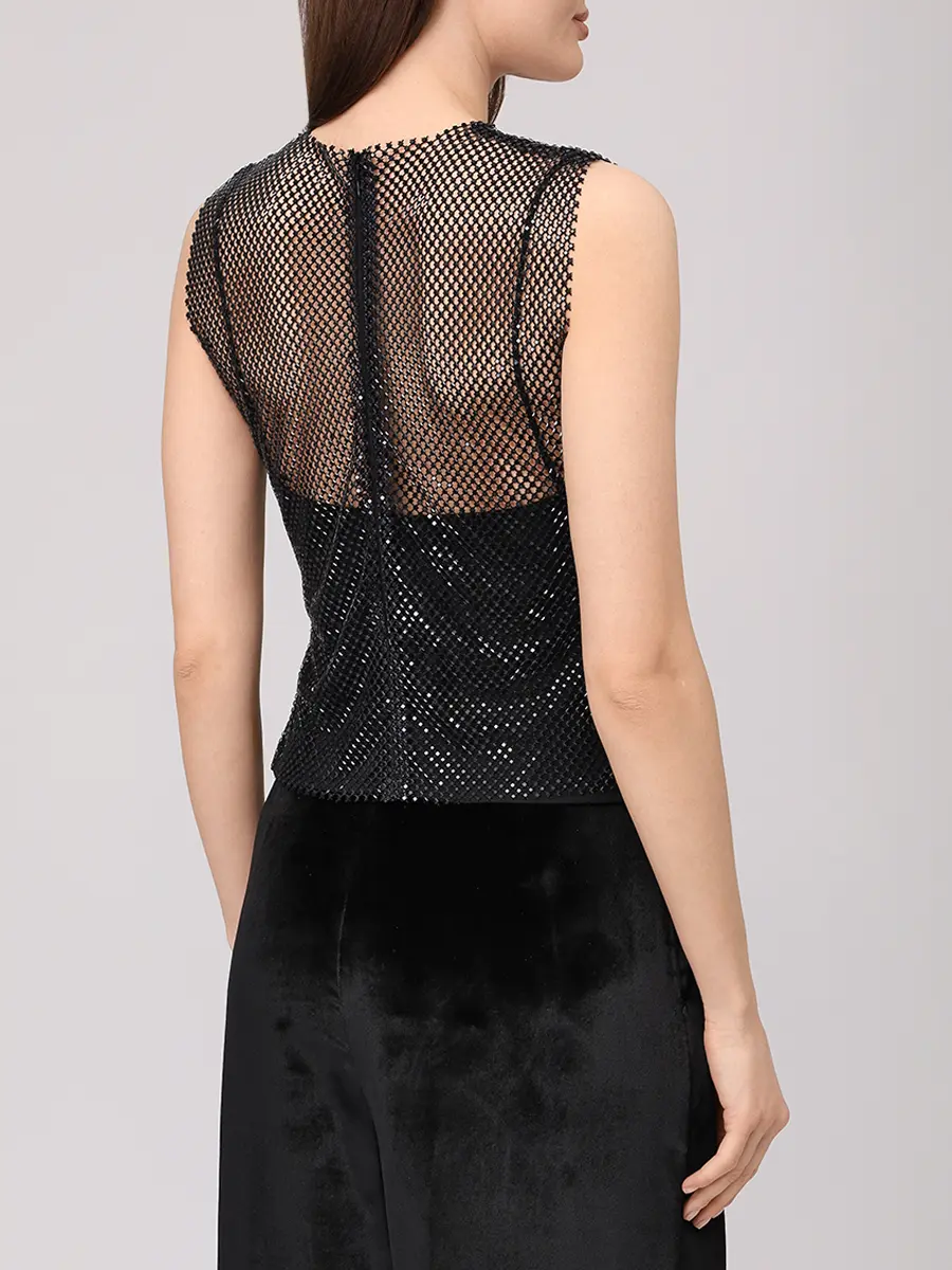 Топ со стразами