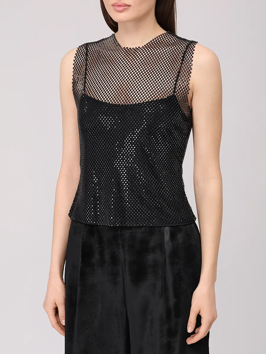 Топ со стразами