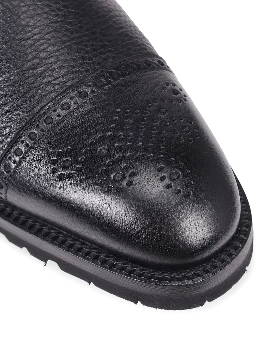 Ботинки кожаные на меху