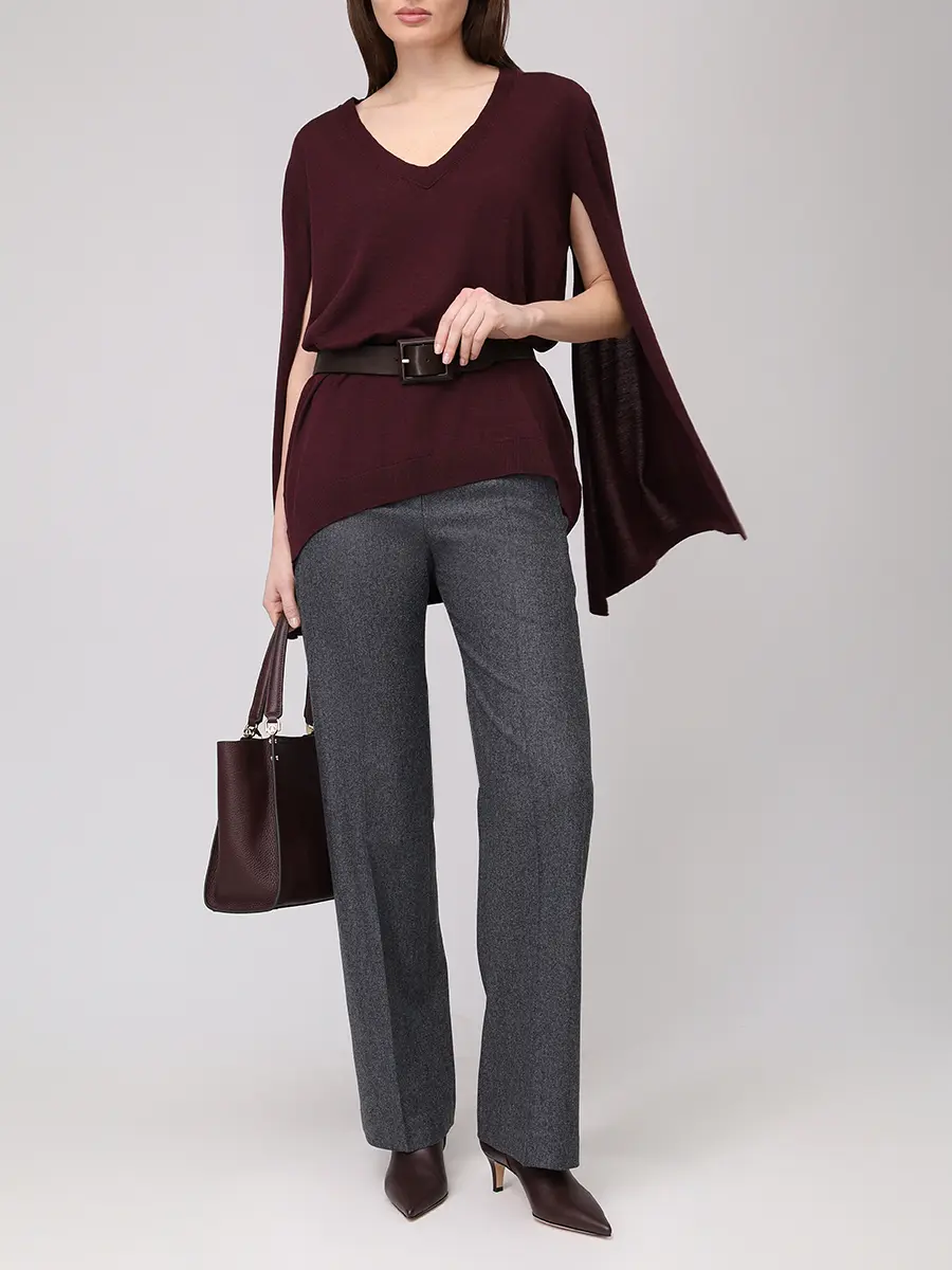 Пуловер шерстяной