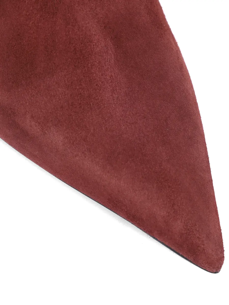 Сапоги замшевые