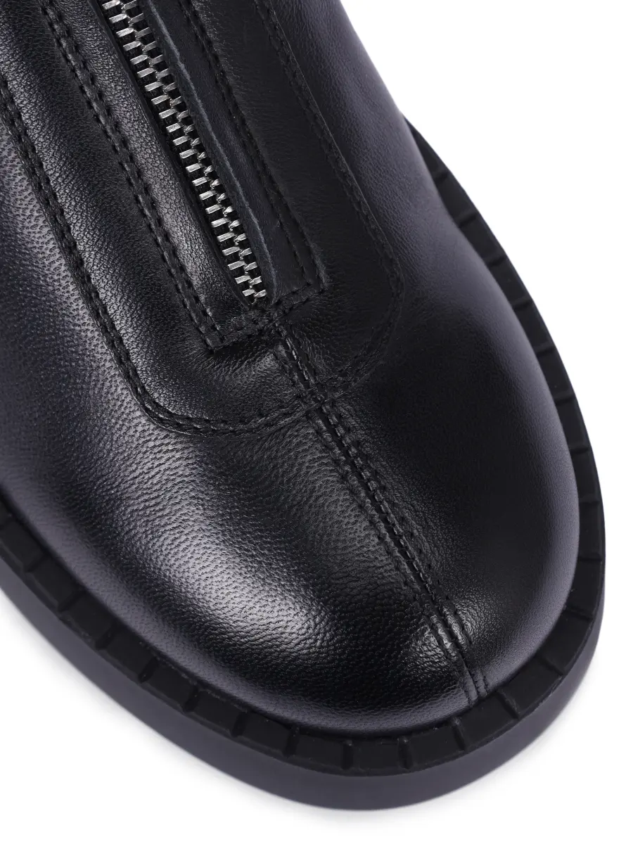 Ботинки кожаные на меху