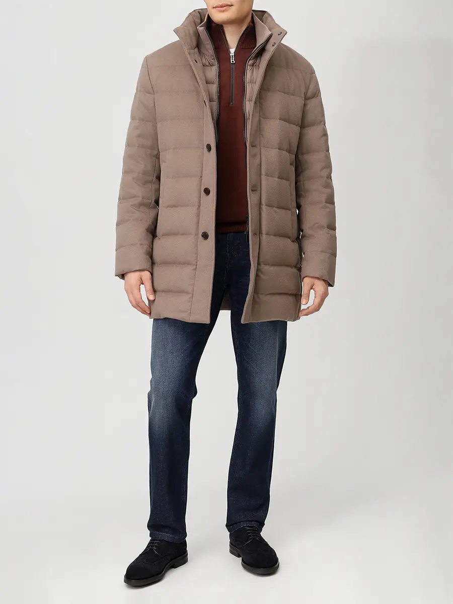 Пуховик стеганый