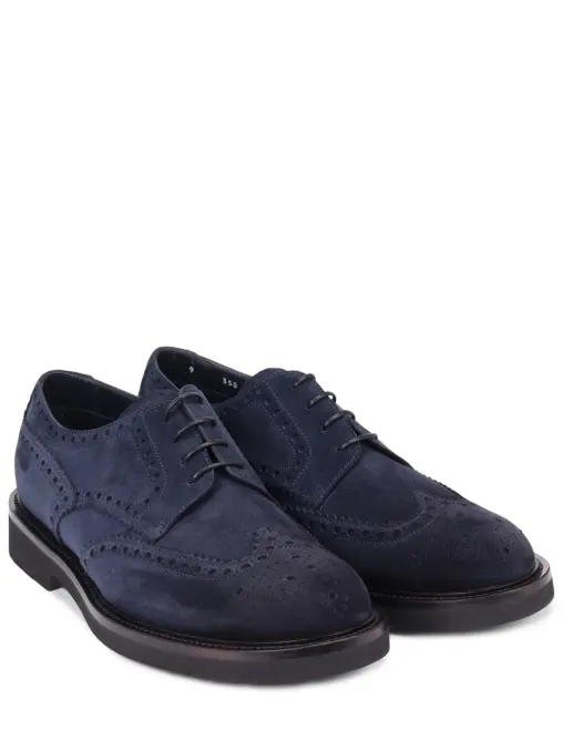 Дерби замшевые на байке BARRETT