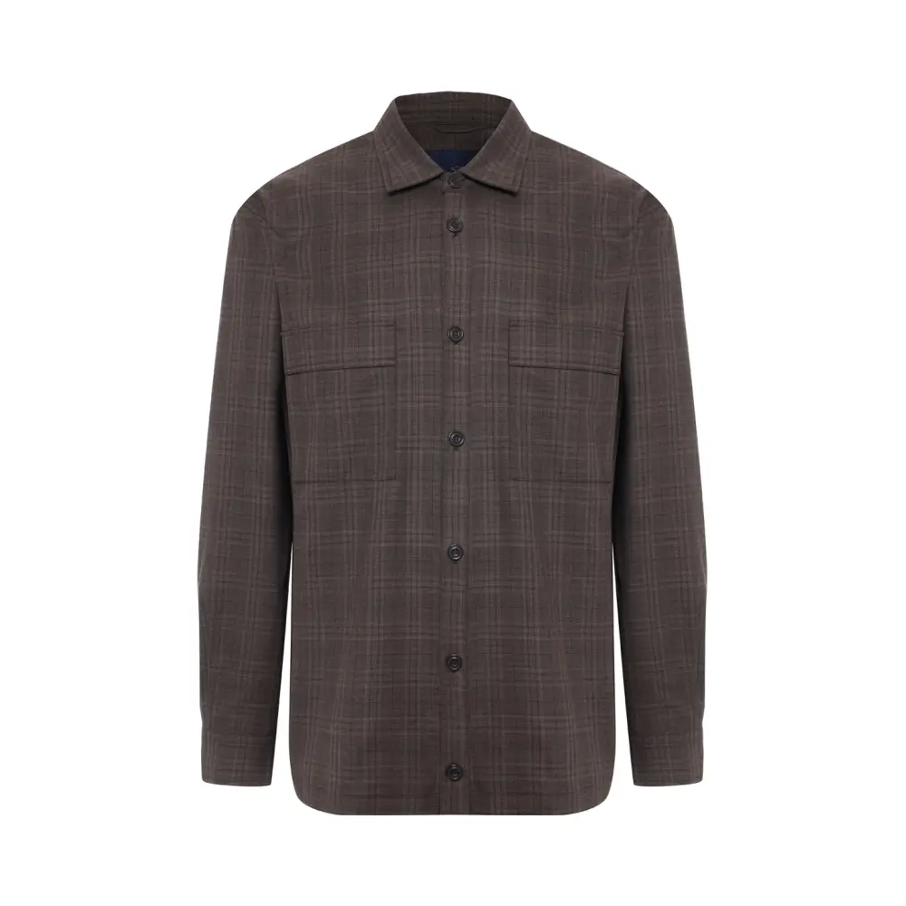 Рубашка Regular Fit шерстяная