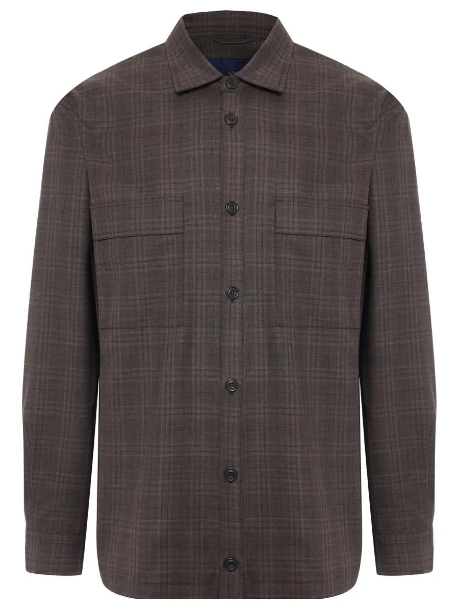 Рубашка Regular Fit шерстяная