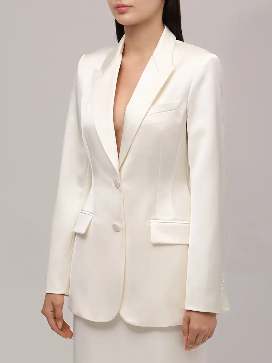 Пиджак однотонный