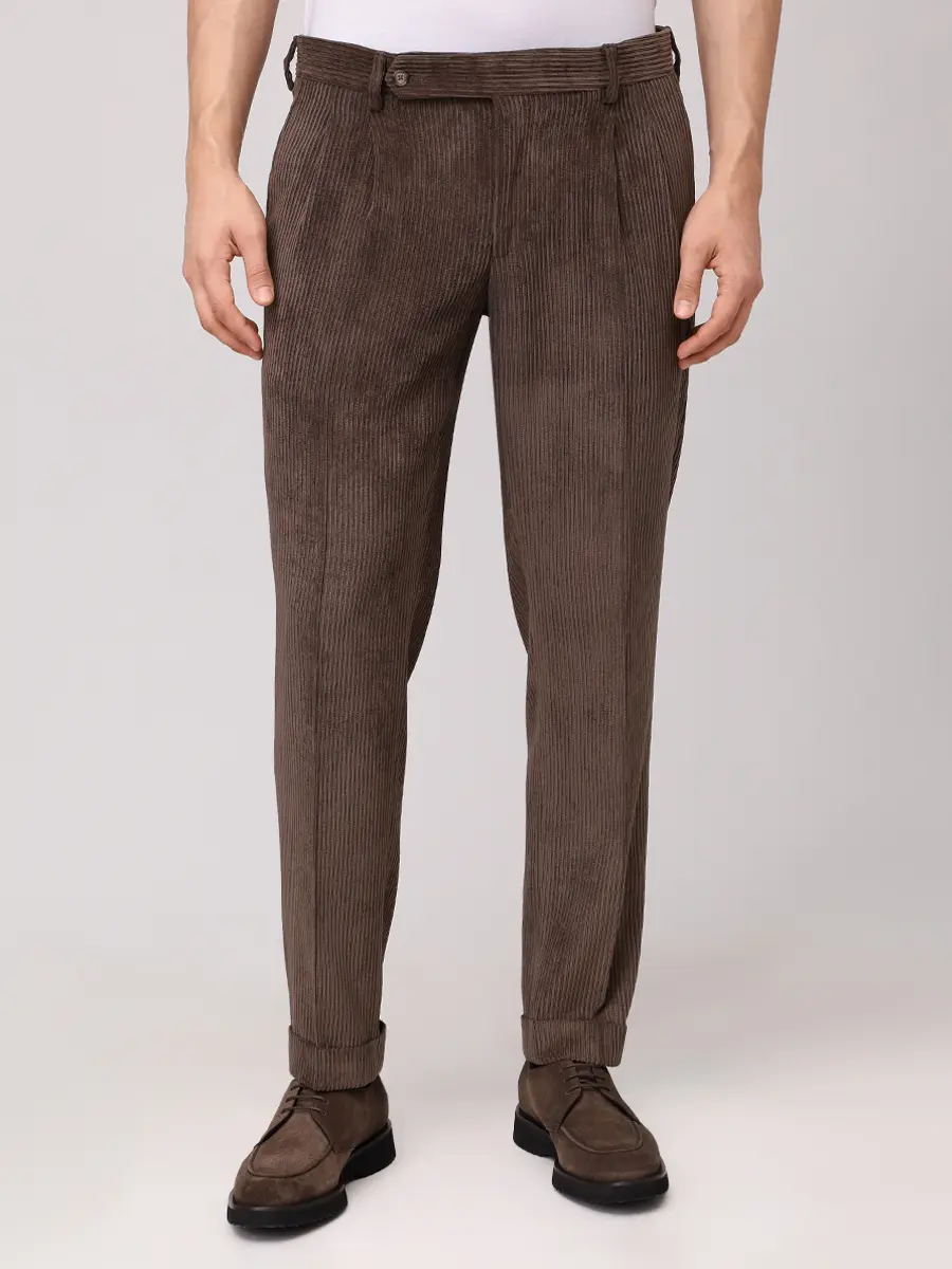 Брюки однотонные