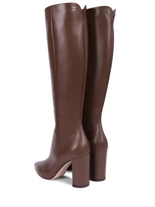 Сапоги кожаные Lyell GIANVITO ROSSI