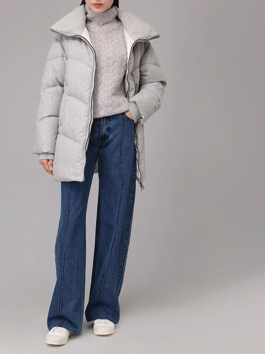 Пуховик стеганый