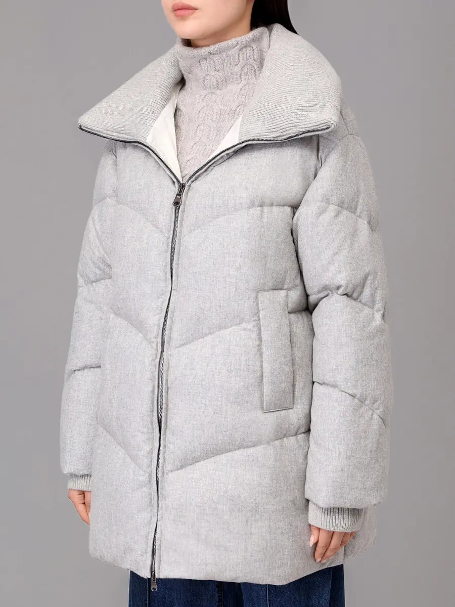 Пуховик стеганый